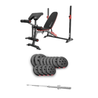 Набор Hop-Sport Premium 69кг со скамьей HS-1095 и штангой