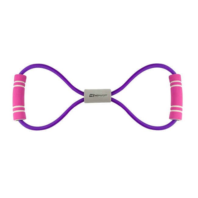 Еспандер гумовий з ручками Hop-Sport HS-L042YG фіолетовий