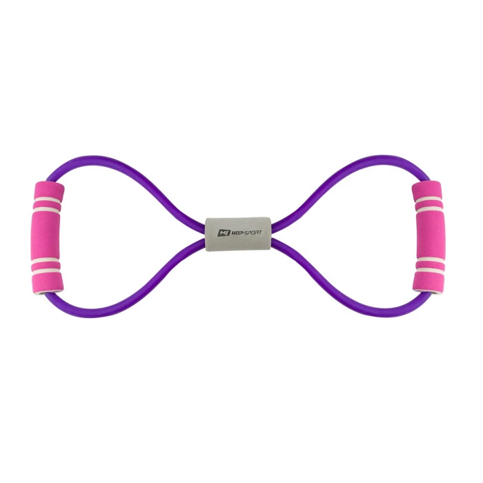 Еспандер гумовий з ручками Hop-Sport HS-L042YG фіолетовий