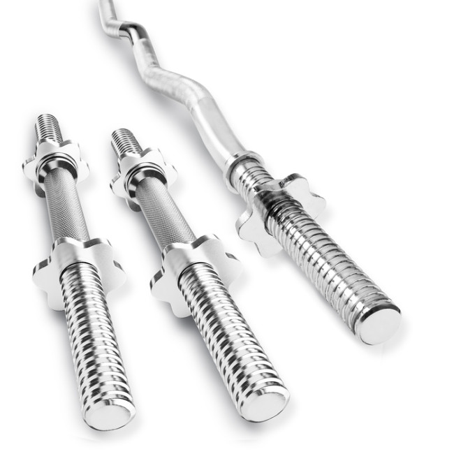 Набор STRONG 77кг с W-образными и гантельными грифами.