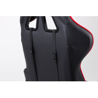 Стул офисный Formula red/black