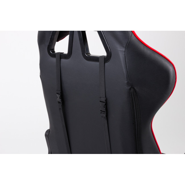 Стул офисный Formula red/black