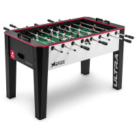 Настольный футбол Hop-Sport Ultra черно-белый