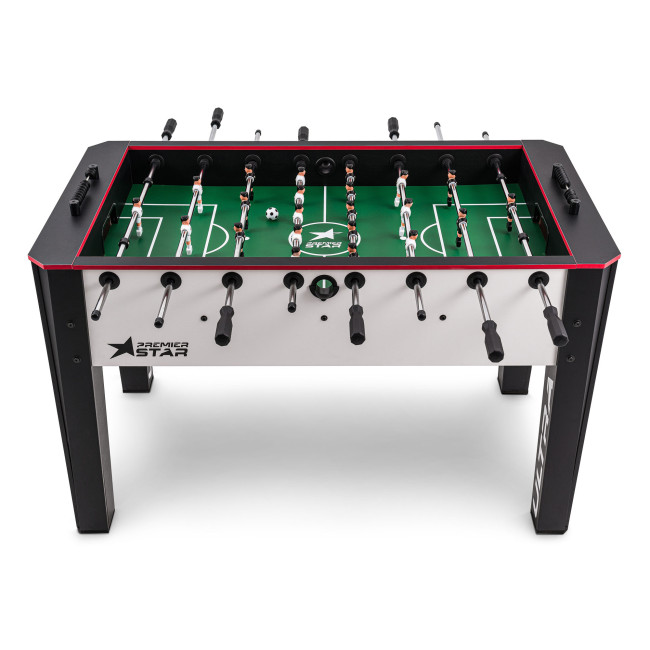 Настольный футбол Hop-Sport Ultra черно-белый