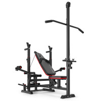 Набір Hop-Sport Premium 105кг з лавою HS-1075 Pro, штангами та гантелями