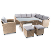 Набор садовой мебели Di Volio ROSSANO Бежевый/Светло-серый