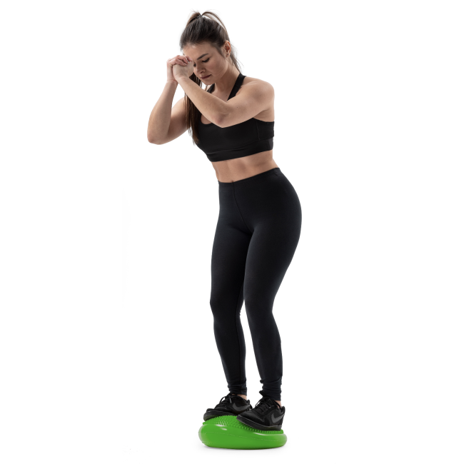 Балансировочная подушка Hop-Sport HS-R034BC зеленая