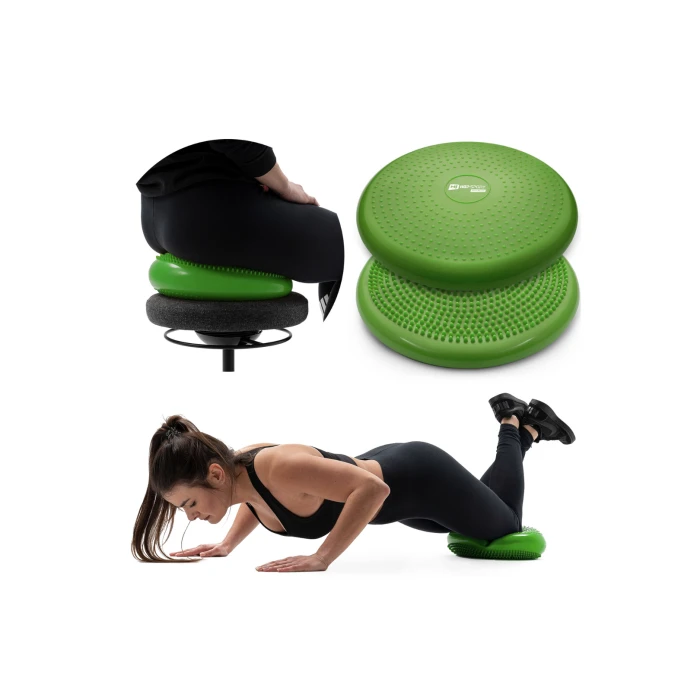 Балансировочная подушка Hop-Sport HS-R034BC зеленая