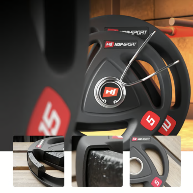 Диск олимпийский Hop-Sport 1,25 кг