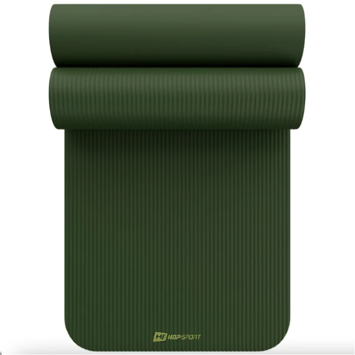 Коврик для йоги Hop-Sport HS-NB015GM NBR 1,5см темно-зелений