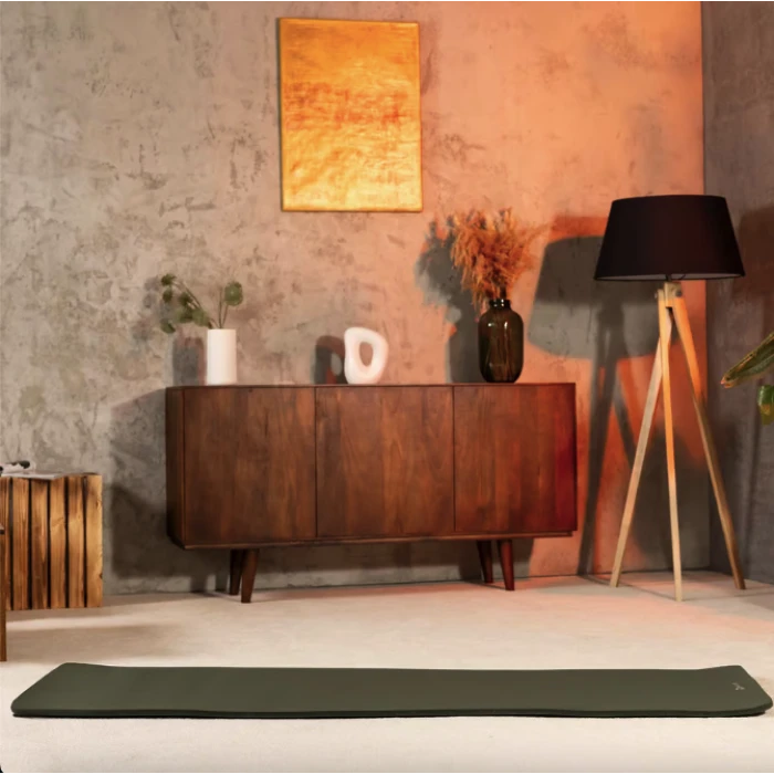 Коврик для йоги Hop-Sport HS-NB015GM NBR 1,5см темно-зелений