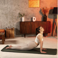 Коврик для йоги Hop-Sport HS-NB015GM NBR 1,5см темно-зелений