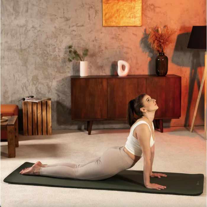 Коврик для йоги Hop-Sport HS-NB015GM NBR 1,5см темно-зелений