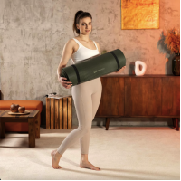 Коврик для йоги Hop-Sport HS-NB015GM NBR 1,5см темно-зелений