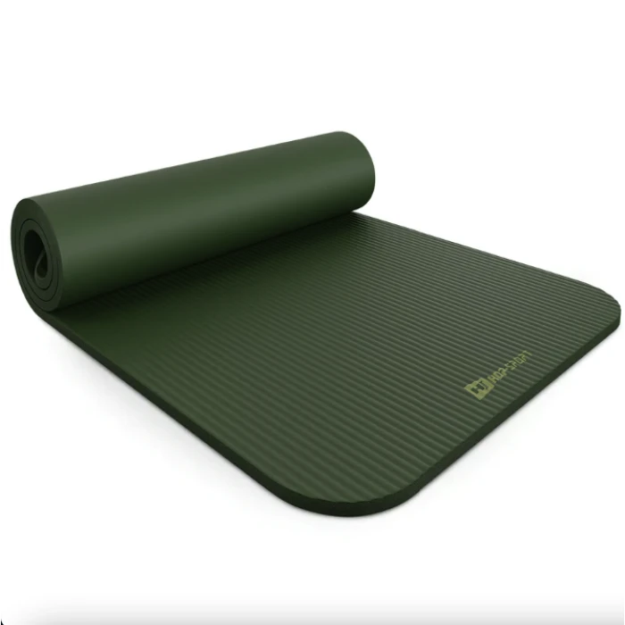 Коврик для йоги Hop-Sport HS-NB015GM NBR 1,5см темно-зелений