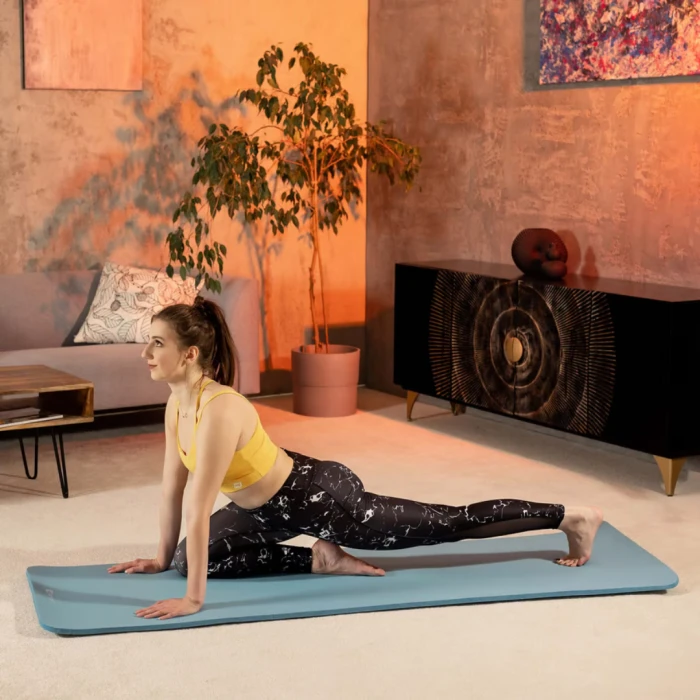 Коврик для йоги Hop-Sport HS-NB015GM NBR 1,5см світлий морський