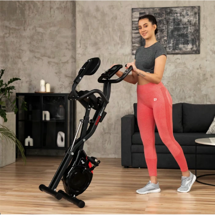 Велотренажер Hop-Sport HS-3030X Apeks X-Bike чорний