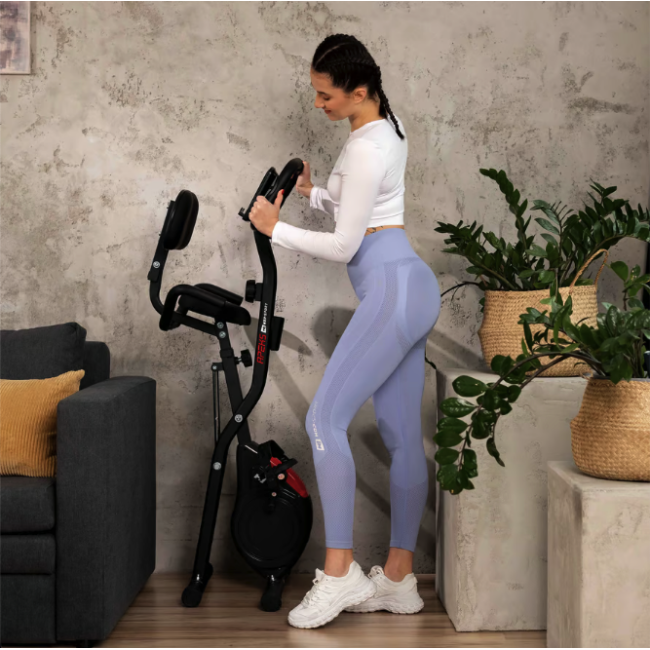 Велотренажер Hop-Sport HS-3030X Apeks X-Bike чорний