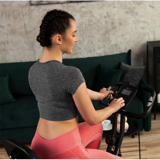 Велотренажер Hop-Sport HS-3030X Apeks X-Bike чорний