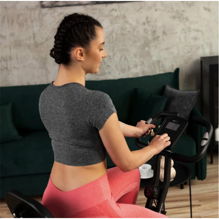 Велотренажер Hop-Sport HS-3030X Apeks X-Bike чорний