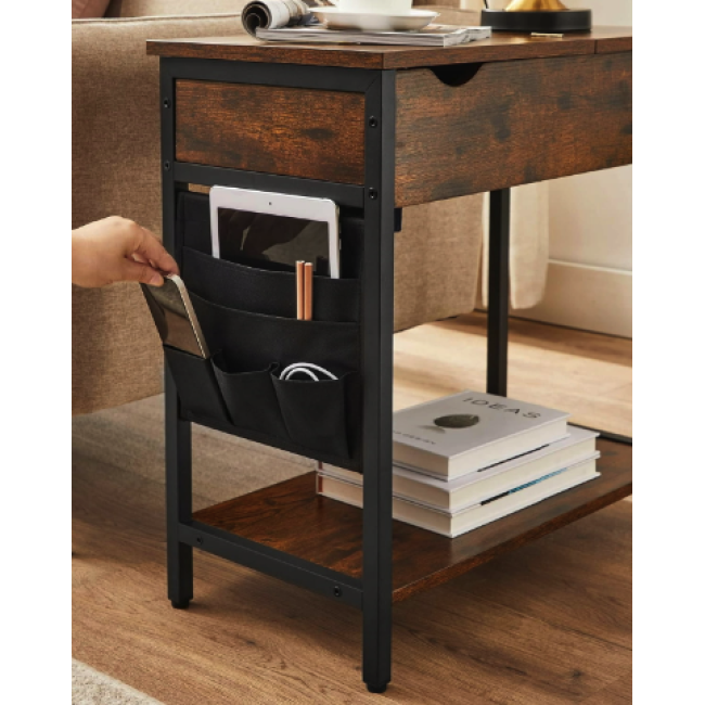 Журнальный столик Leobert Olmi USB вход + розетка в стиле Loft