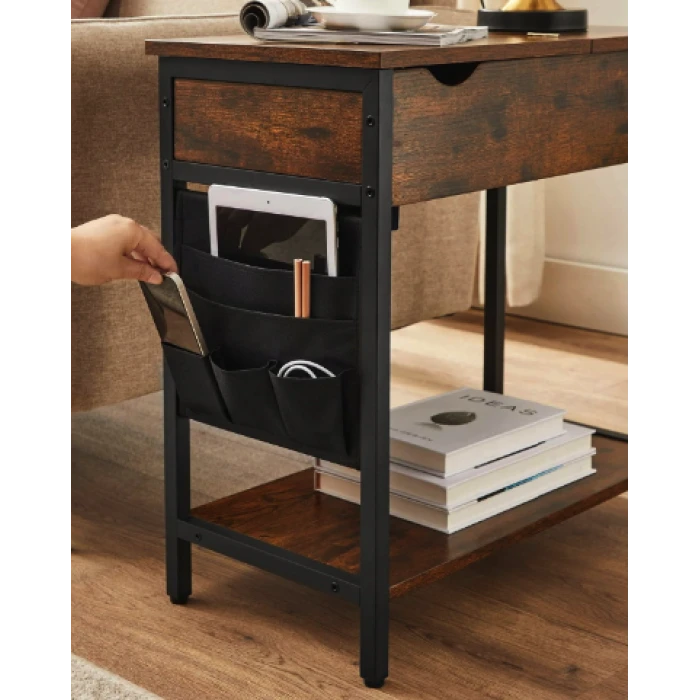 Журнальный столик Leobert Olmi USB вход + розетка в стиле Loft