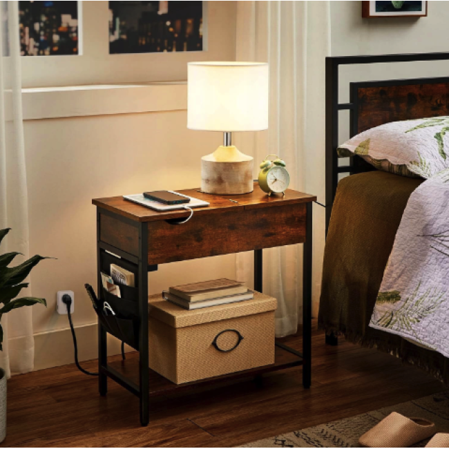 Журнальный столик Leobert Olmi USB вход + розетка в стиле Loft