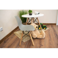 Детский стульчик Leobert Zubi со спинкой серый