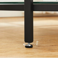 Журнальный столик Leobert Oskar круглый с мраморной столешницей