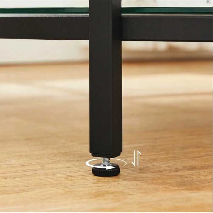 Журнальный столик Leobert Oskar круглый с мраморной столешницей