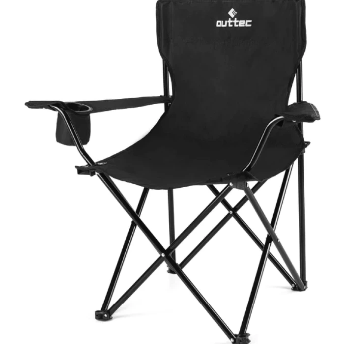 Крісло туристичне розкладне Outtec з чохлом чорний