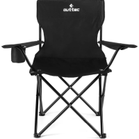 Крісло туристичне розкладне Outtec з чохлом чорний