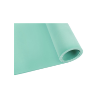 Коврик туристический Outtec EVA 6 мм однослойный с бирюзовым стяжками.