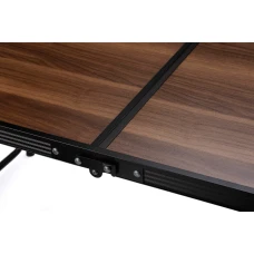 Стіл туристичний розкладний Outtec з 4 стільцями горіх