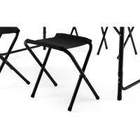 Стіл туристичний розкладний Outtec з 4 стільцями горіх