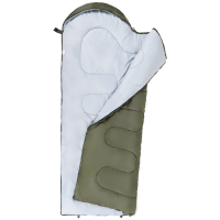 Спальний мішок ковдра Outtec демісезон з капюшоном хакі