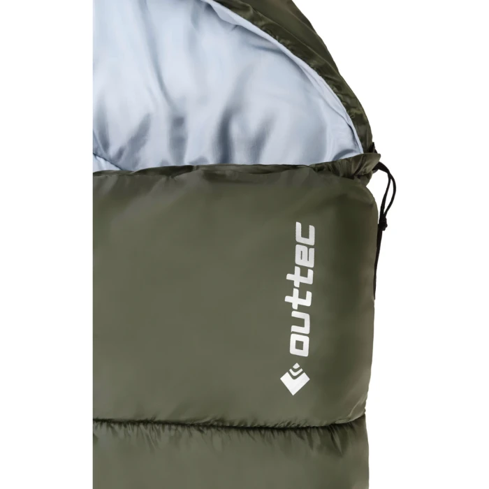 Спальный мешок одеяло Outtec демисезон с капюшоном хаки