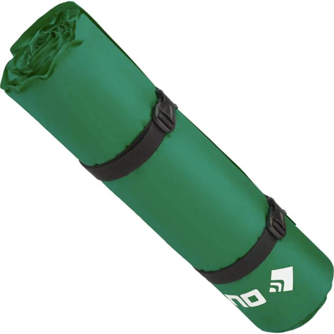 Самонадувний килимок Outtec з подушкою гладкий зелений