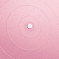 Фітбол Queenfit 65см світло-рожевий + насос