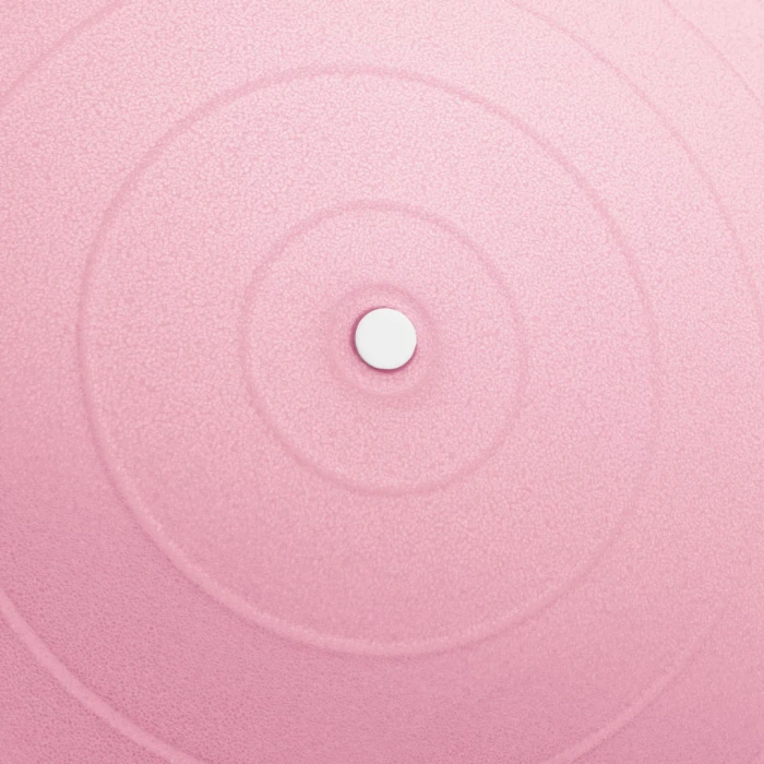 Фітбол Queenfit 65см світло-рожевий + насос