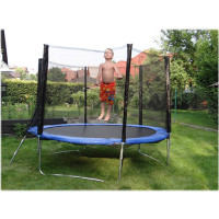 Батут SJ 10ft (312см) синий с наружной сеткой