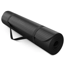 Коврик для йоги TX-019NGM NBR 1см 190х80 черный