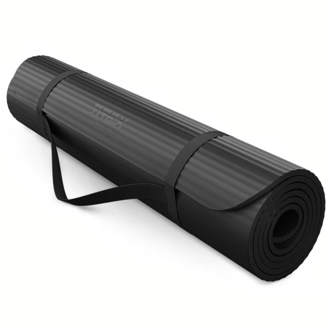 Коврик для йоги TX-019NGM NBR 1см 190х80 черный