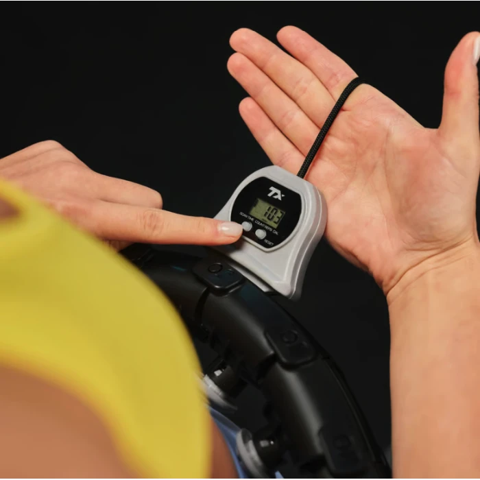 Хулахуп Trex Sport TX-020CHH массажный с утяжелителем и счетчиком черный