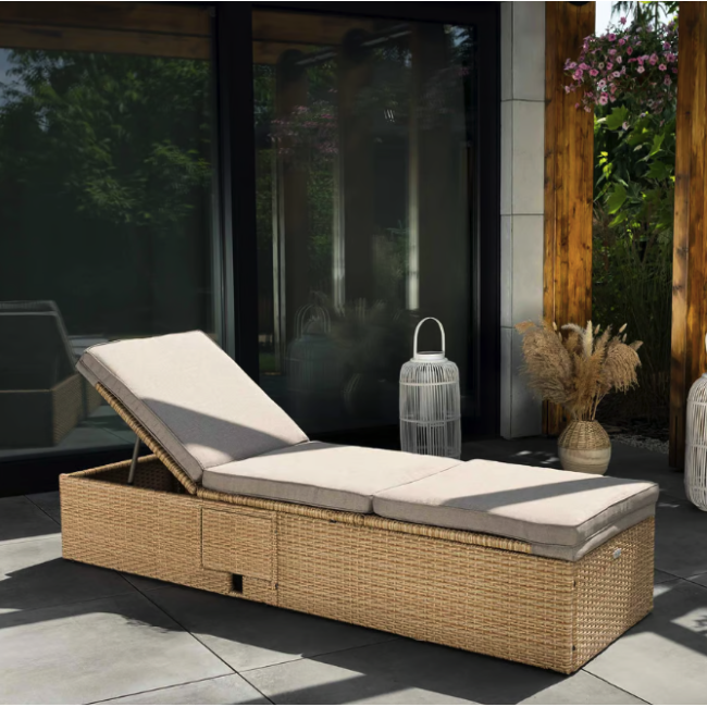 Садовый шезлонг Di Volio Asco бежевый