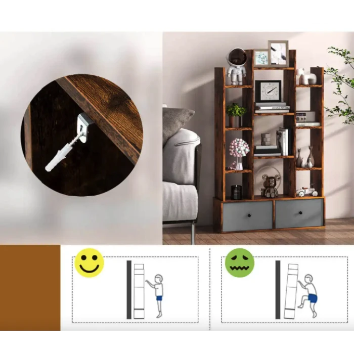 Стеллаж Costway Drawer в стиле Loft