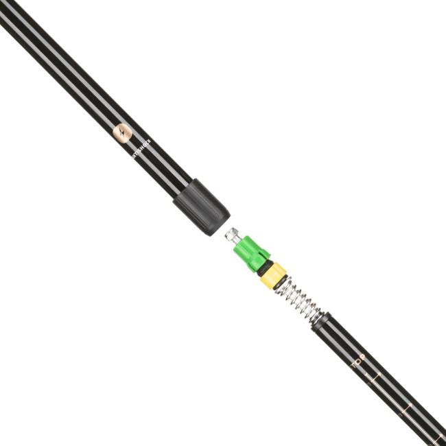 Трекінгові палки Outtec карбонові 3-х секційні 65-135см Anti-shock