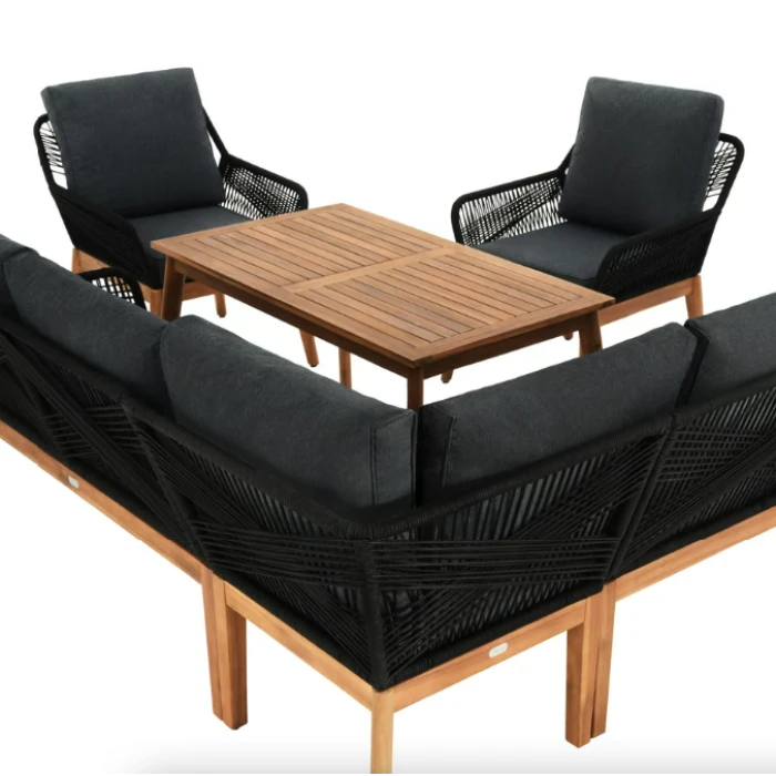 Комплект садовой мебели Di Volio Albenga черный