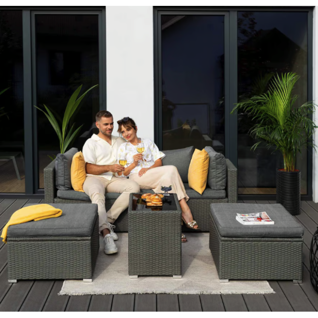 Комплект садовой мебели Di Volio Alzano серый