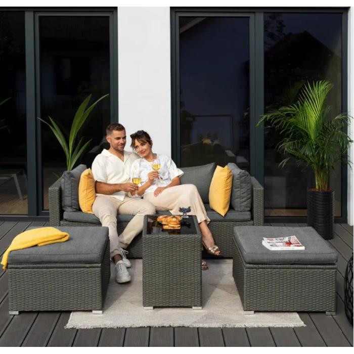 Комплект садовой мебели Di Volio Alzano серый